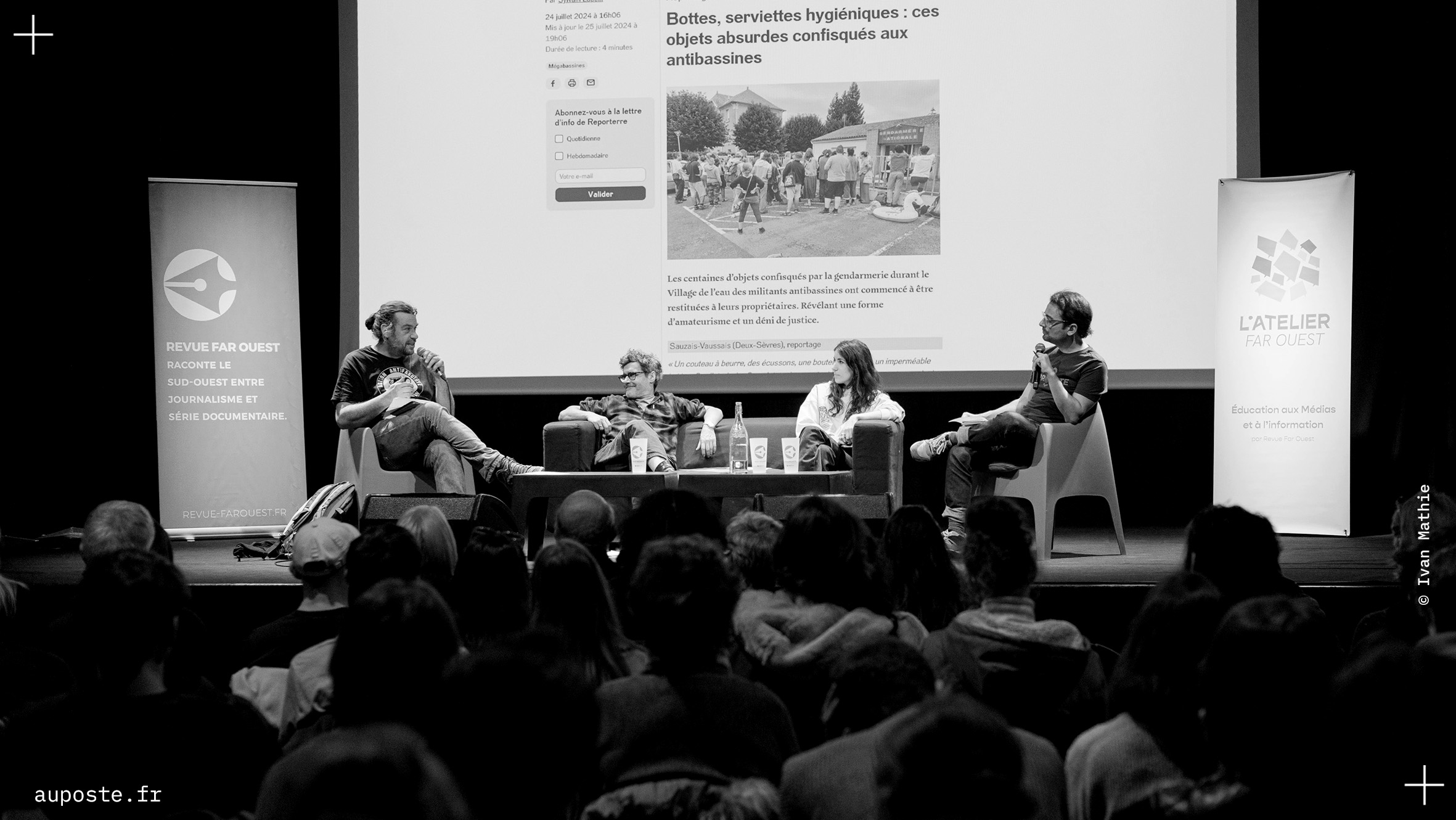 Julien Le Guet Antoine Chao Lauren Boudard Sylvain Lapoix "AuPoste