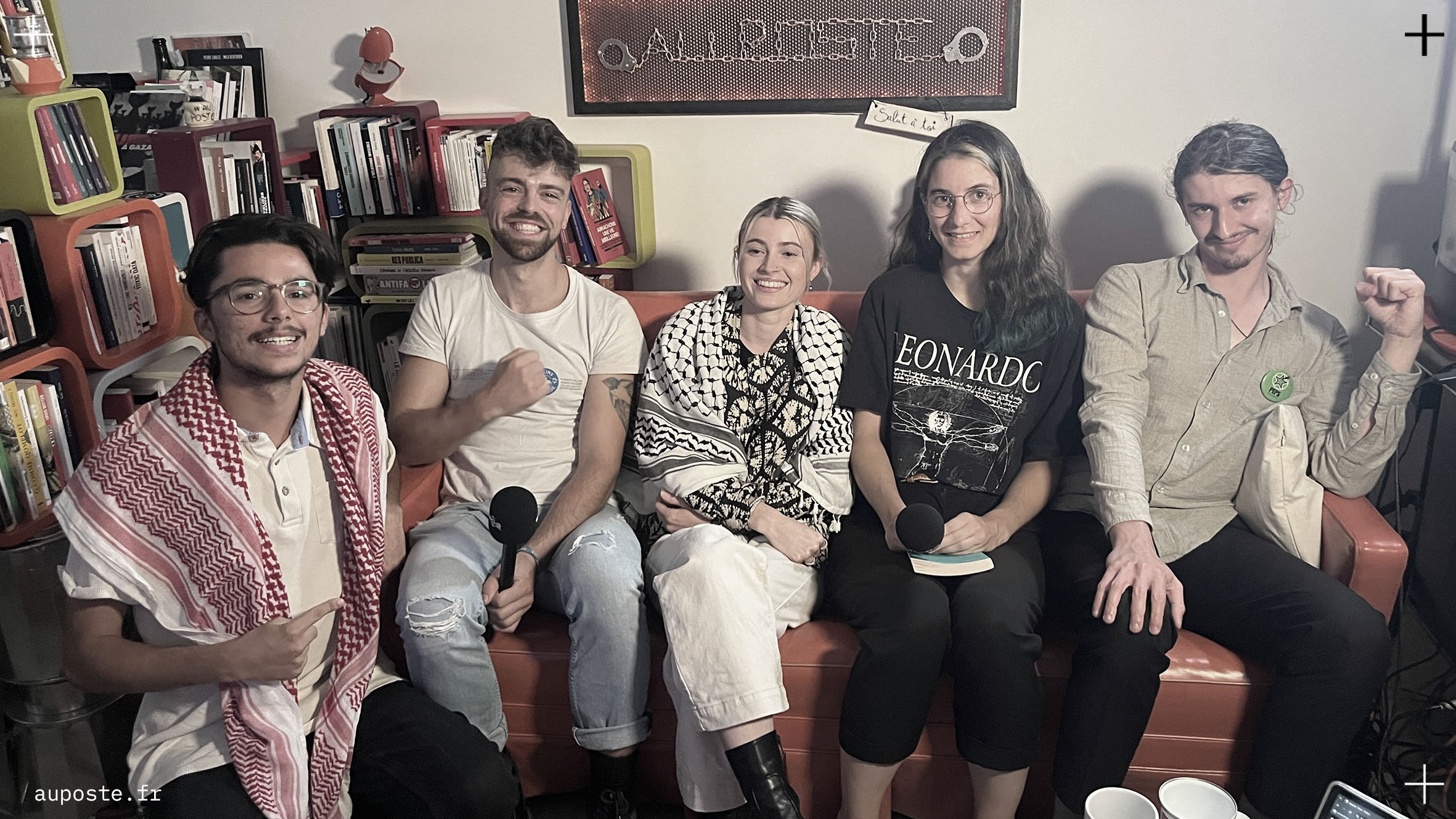 #AuPoste vignette site AuPoste - 05 09 24 Mathilde Raguino, Paul Alauzy, Merlin Gautier, Odile Maurin & Gwenn