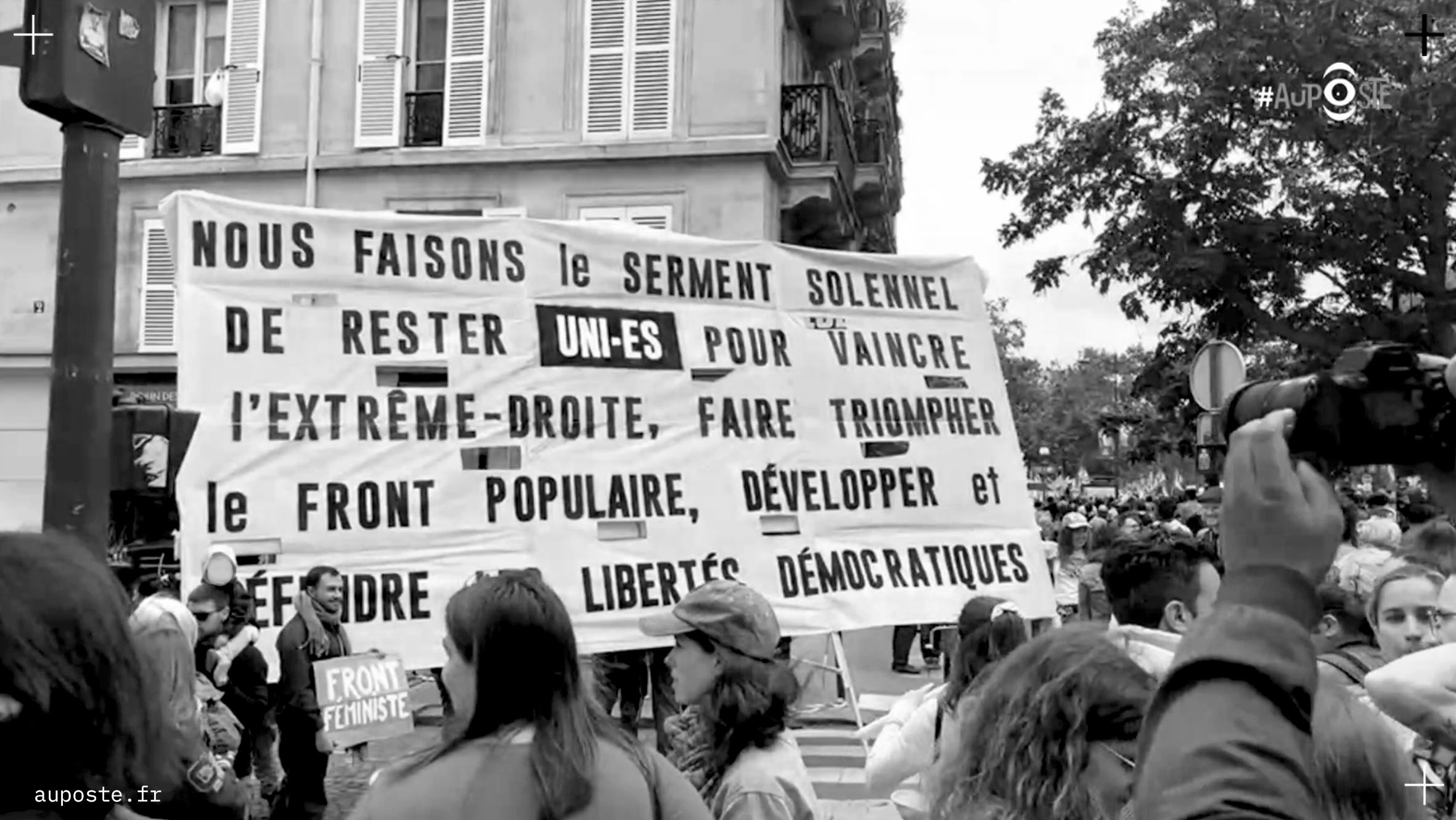 #FrontPopulaire #AuPoste