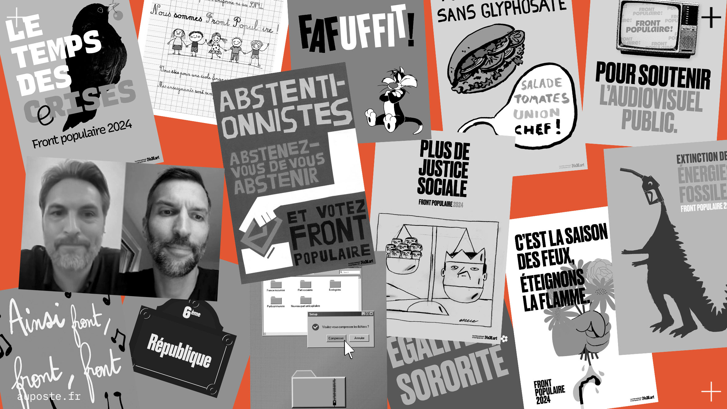 Quand le Nouveau Front Populaire s'affiche : les pépites de 24x36.art