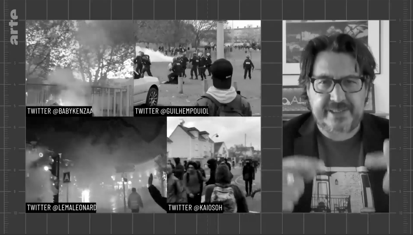 #AuPoste dans « Le dessous des images » (Arte): Manifs, la révolution de l'image