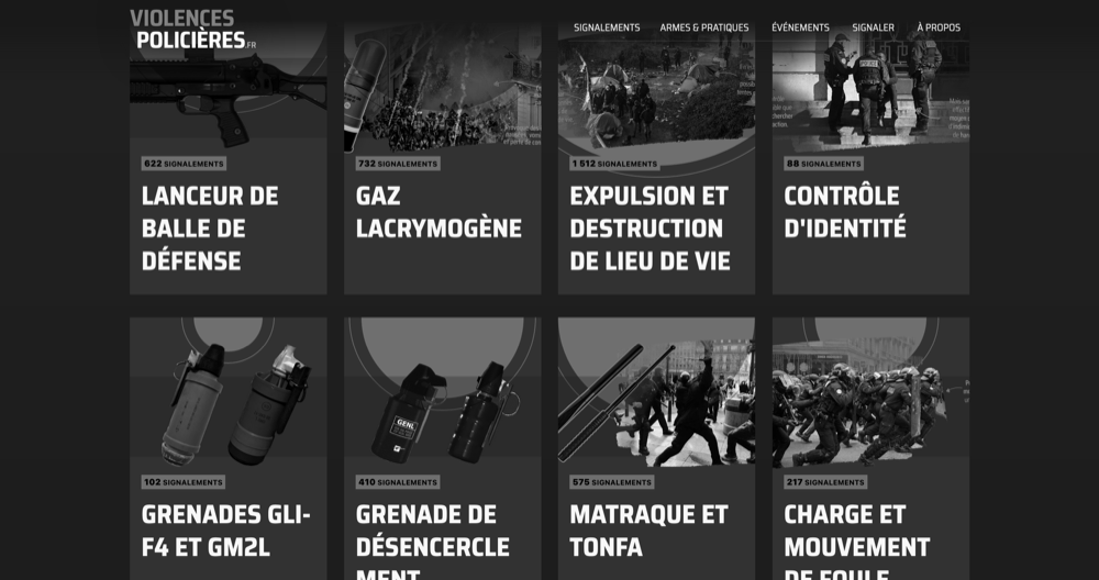 Cartographie des violences policières